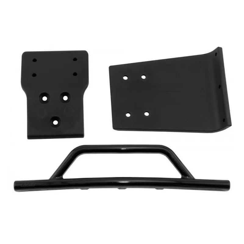 Bumper och Hasplåt Fram Svart Slash 4x4