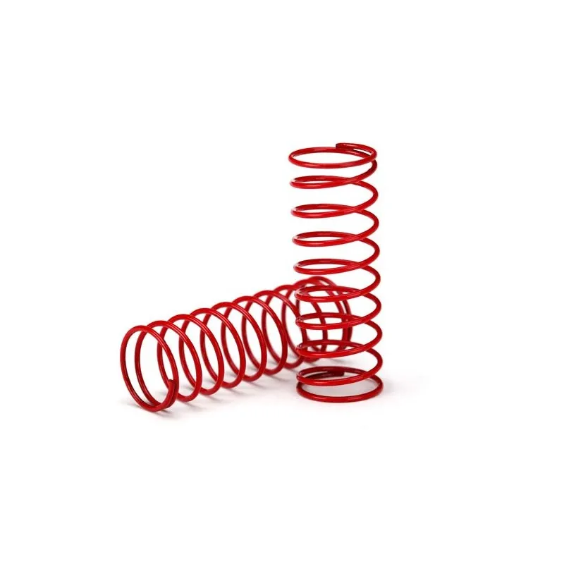 Stötdämparfjäder Röd (0.412) (2) (för 7665)  LaTrax Teton