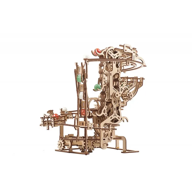 Ugears Marble Run Chain Hoist - 6