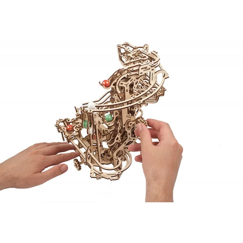 Ugears Marble Run Chain Hoist - 9
