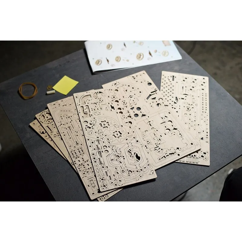 Ugears Marble Run Chain Hoist - 10