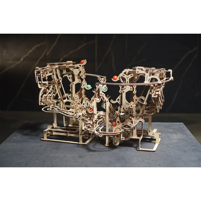 Ugears Marble Run Chain Hoist - 12