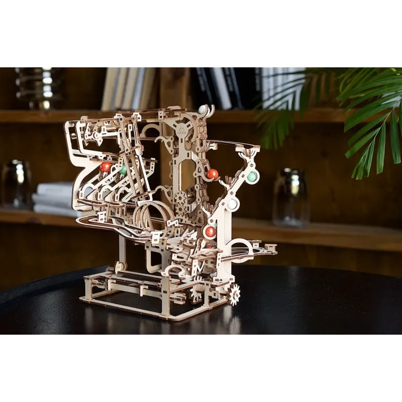 Ugears Marble Run Chain Hoist - 13