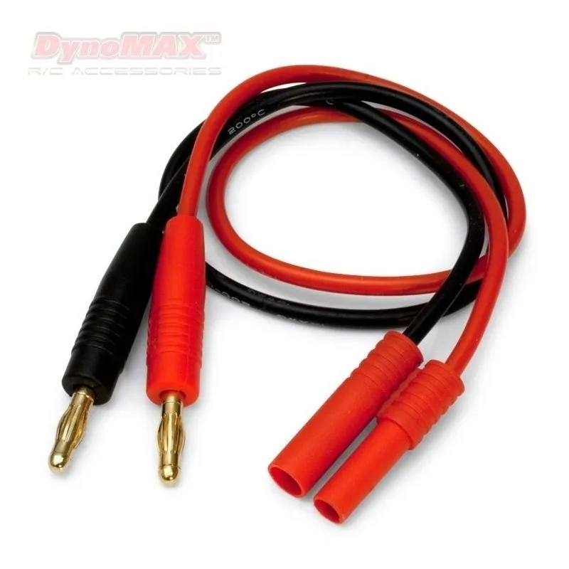 Laddkabel HXT-4 med 4mm bananstift