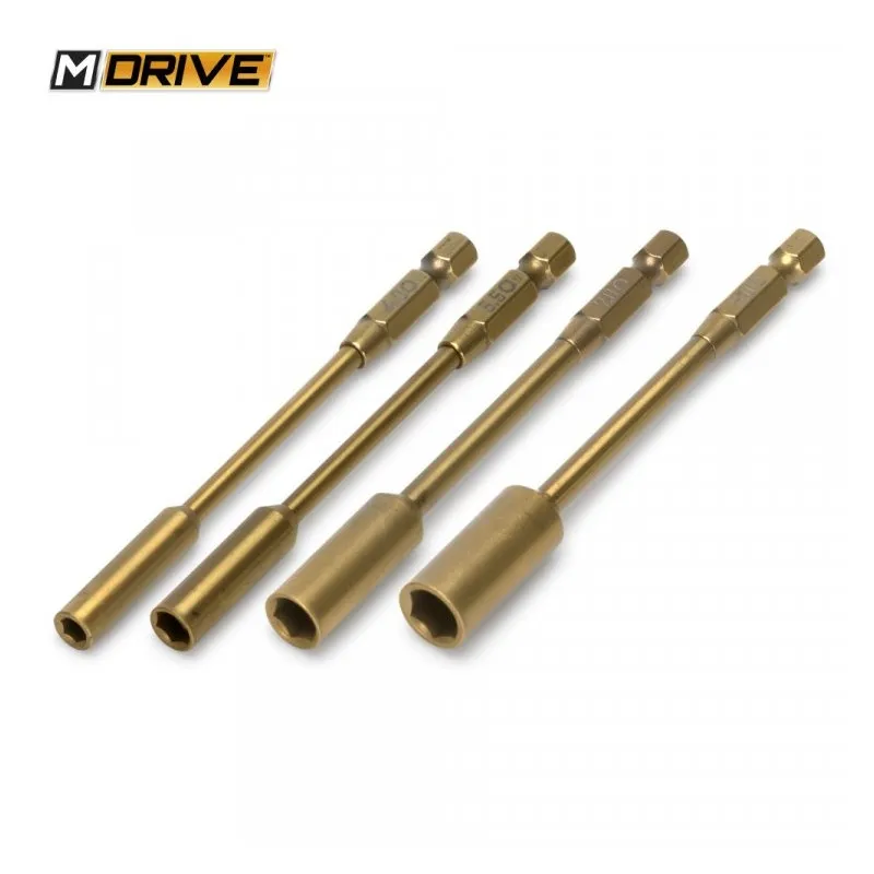 Power Tool Bits Set Mutter 4, 5.5, 7 & 8mm