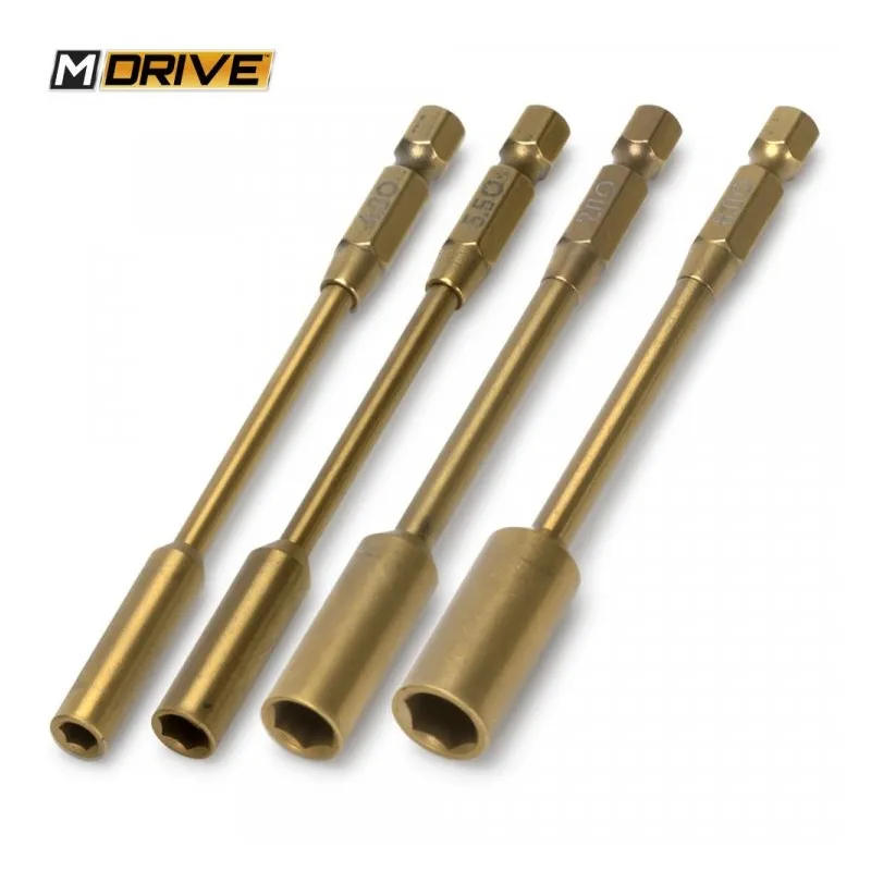 Power Tool Bits Set Mutter 4, 5.5, 7 & 8mm - 2