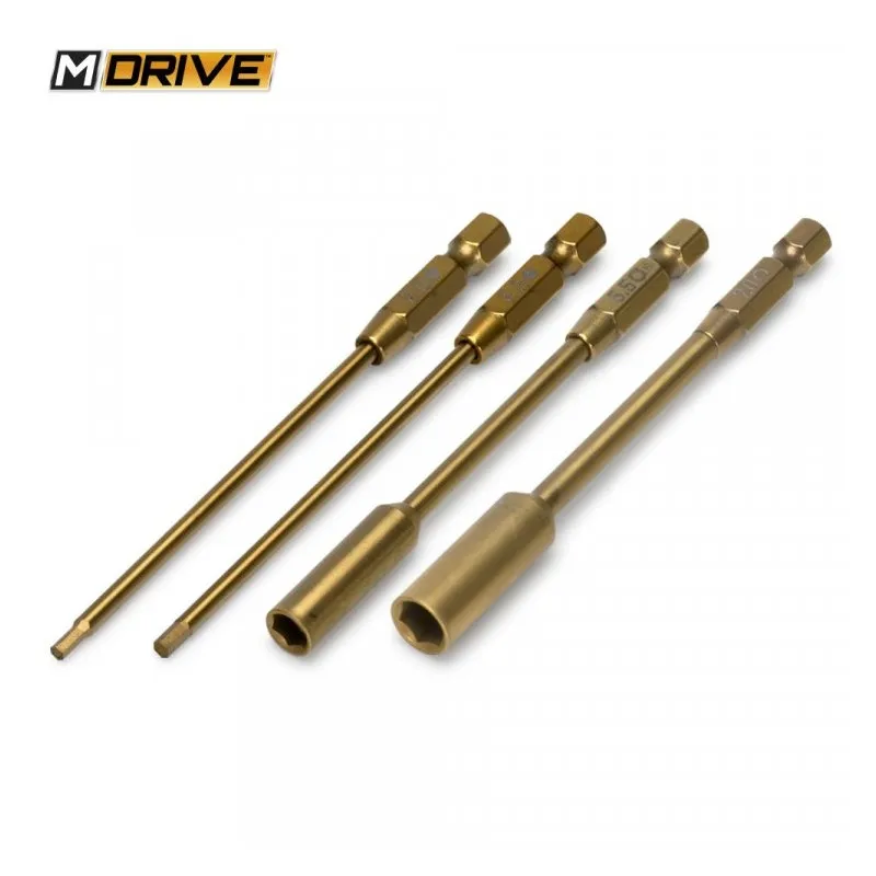 Power Tool Bits Set Insex 2+2.5 & Mutter 5.5+7mm