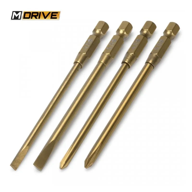 Power Tool Bits Set Stjärnskruv & Spårskruv 4 & 5mm - 2