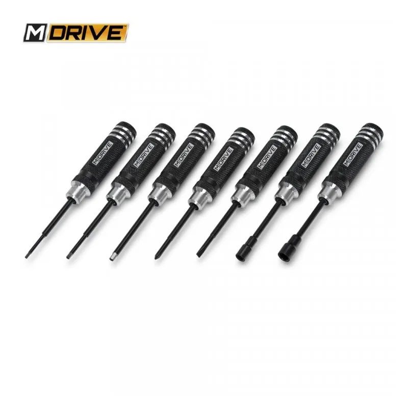 Mini Verktyg Set Insex, Mutter + Skruvmejslar 7-delar