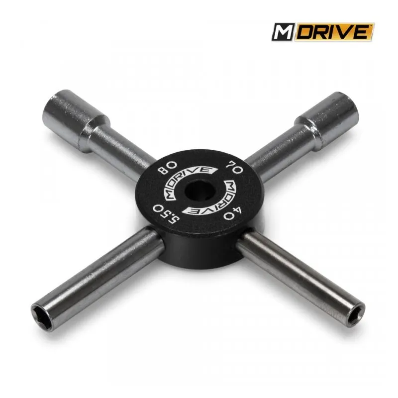 Multi-Mutterverktyg - 4, 5.5, 7 & 8mm