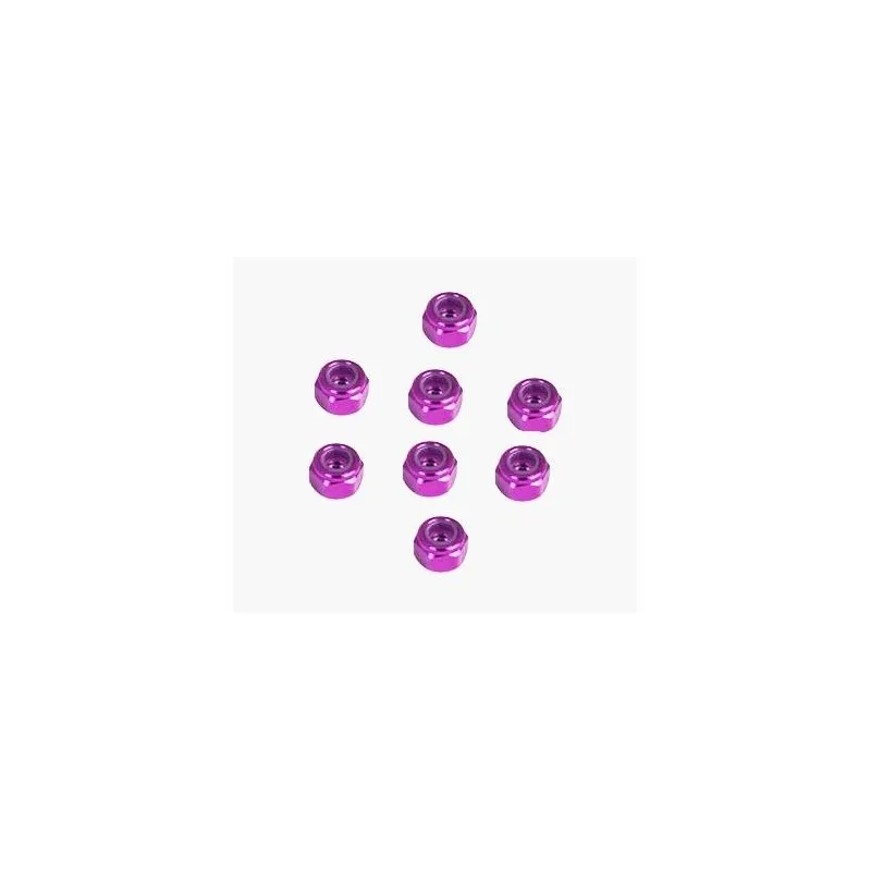 Låsmutter aluminium M3