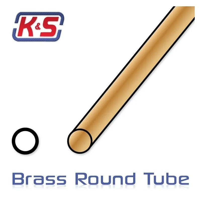 Mässingsrör 3/32'' (2.4x915mm)