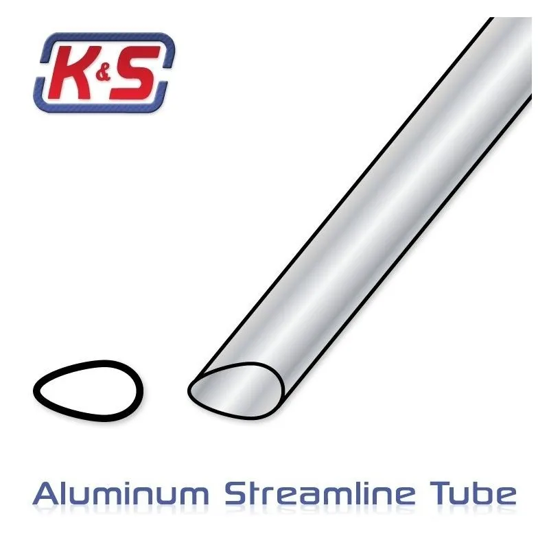 Aluminiumrör Aero 3/8'' (9.5x890mm)