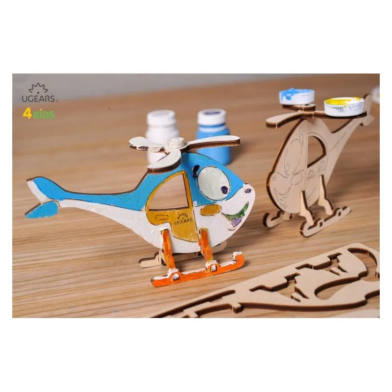 Ugears Helikopter - 4Kids - 6