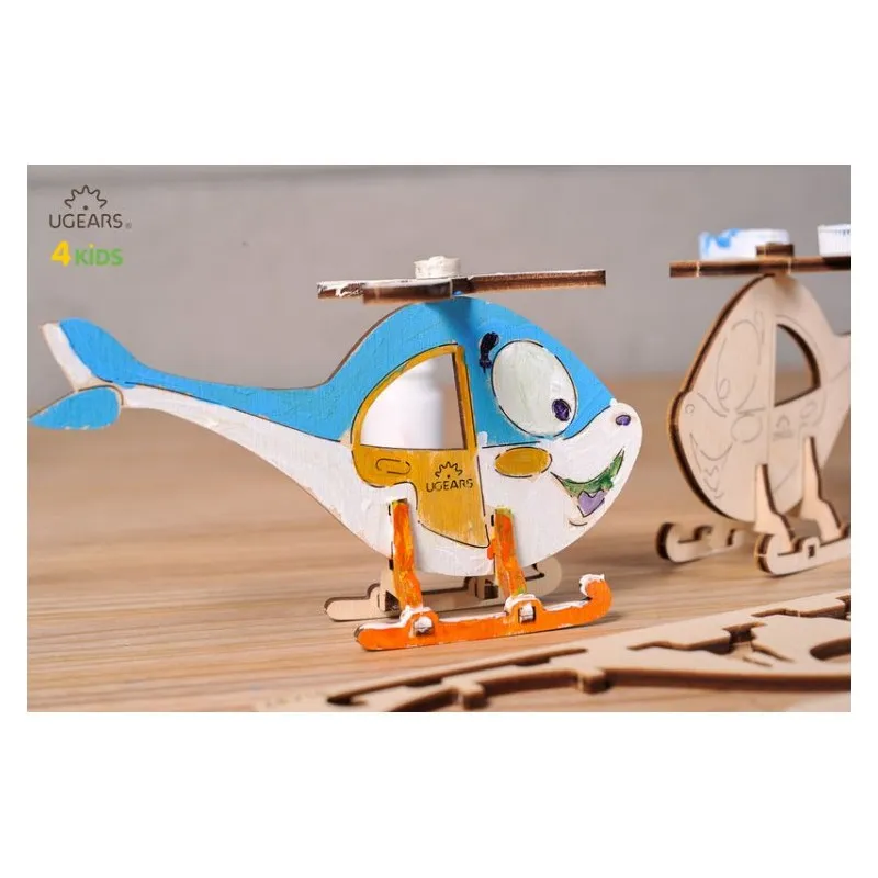 Ugears Helikopter - 4Kids - 7
