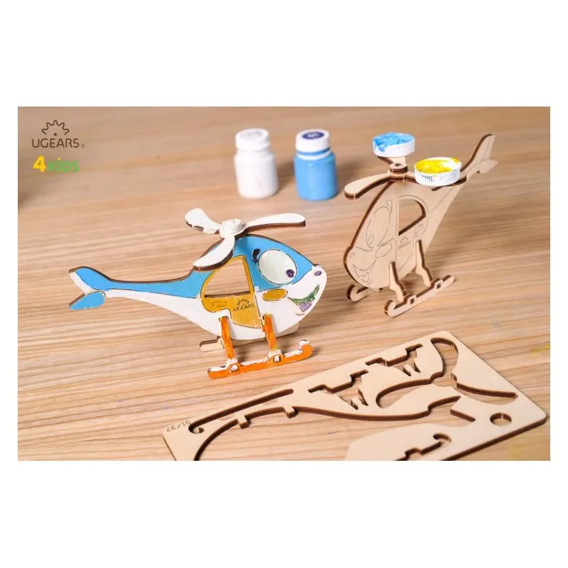 Ugears Helikopter - 4Kids - 8