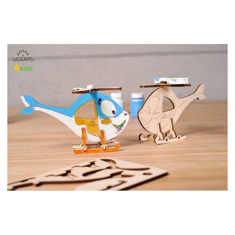 Ugears Helikopter - 4Kids - 9