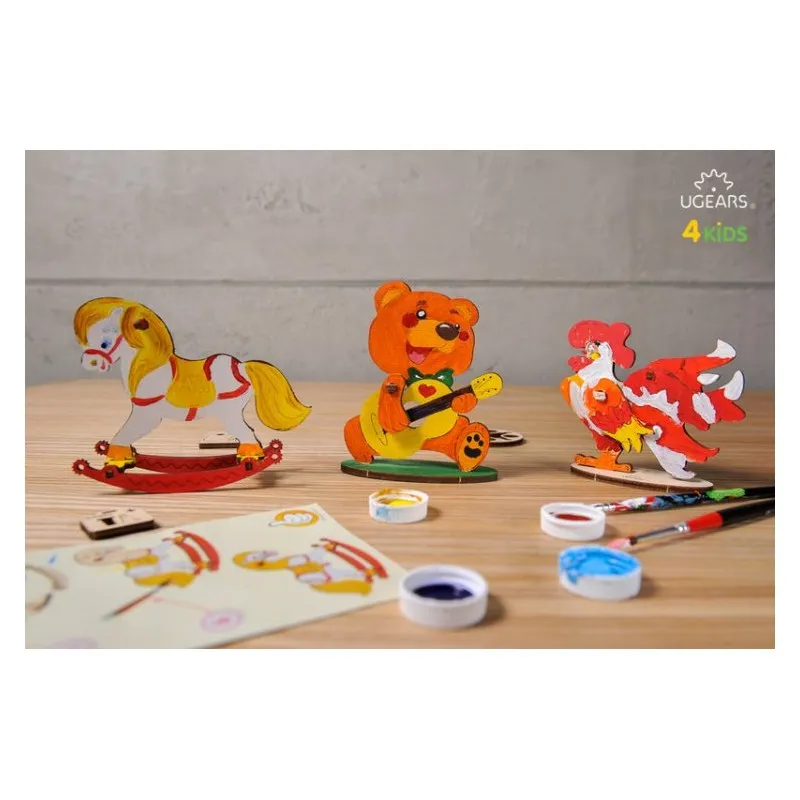 Ugears Björnunge - 4Kids - 7