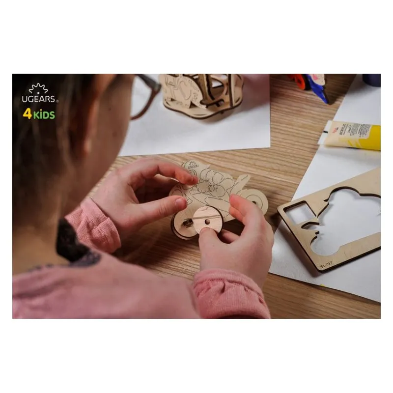 Ugears Motorcyklist - 4Kids - 3