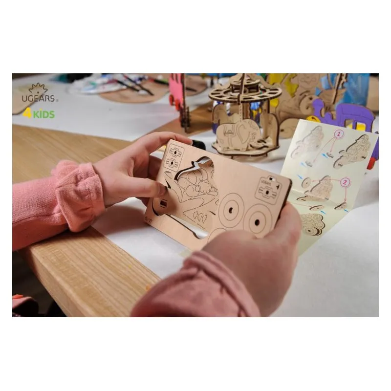 Ugears Motorcyklist - 4Kids - 6