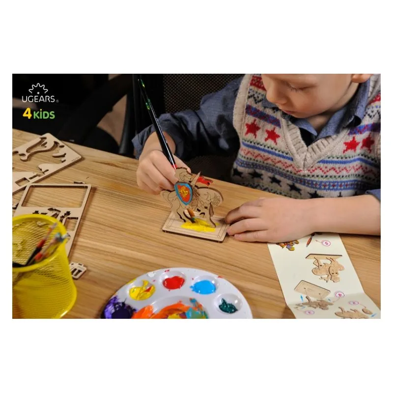 Ugears Riddare på Häst - 4Kids - 4