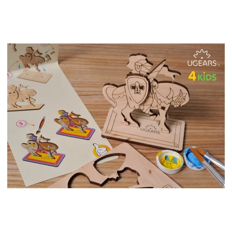 Ugears Riddare på Häst - 4Kids - 5