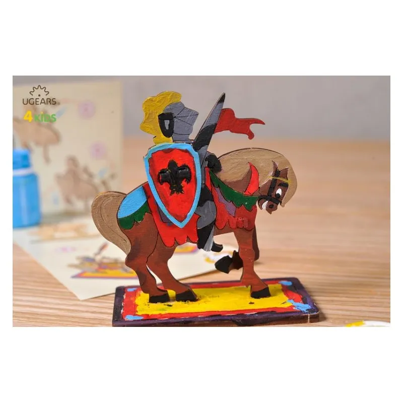 Ugears Riddare på Häst - 4Kids - 7