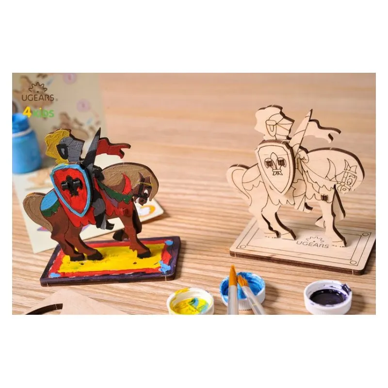 Ugears Riddare på Häst - 4Kids - 8