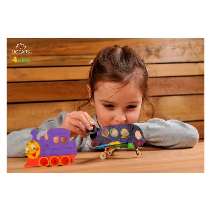 Ugears Flygplan - 4Kids - 3