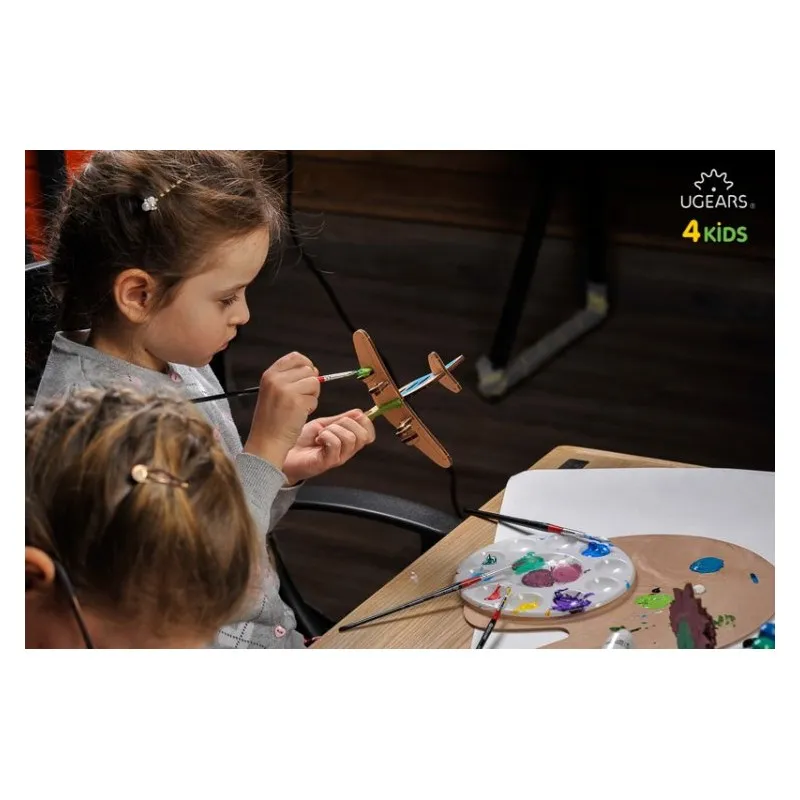 Ugears Flygplan - 4Kids - 5