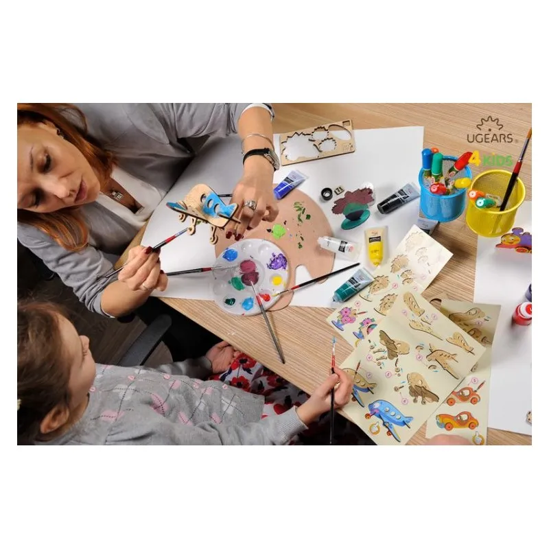 Ugears Flygplan - 4Kids - 7