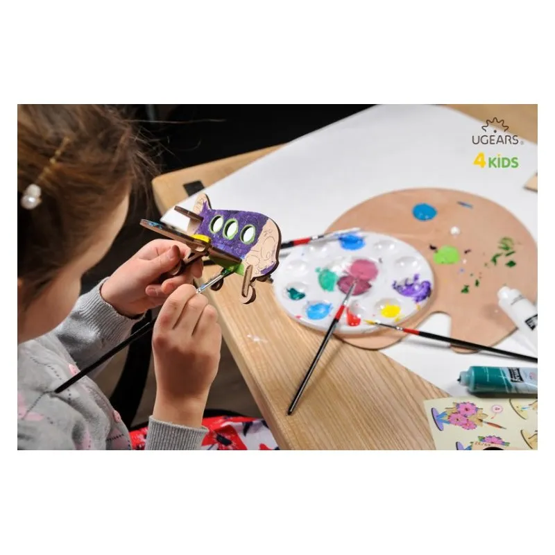 Ugears Flygplan - 4Kids - 10