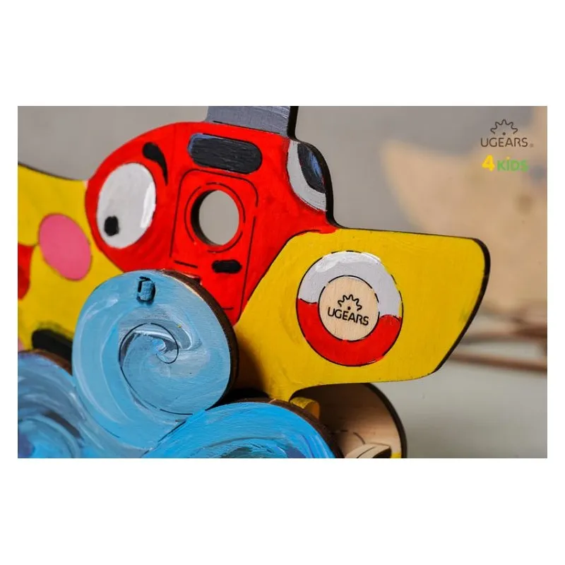 Ugears Ångbåt - 4Kids - 5