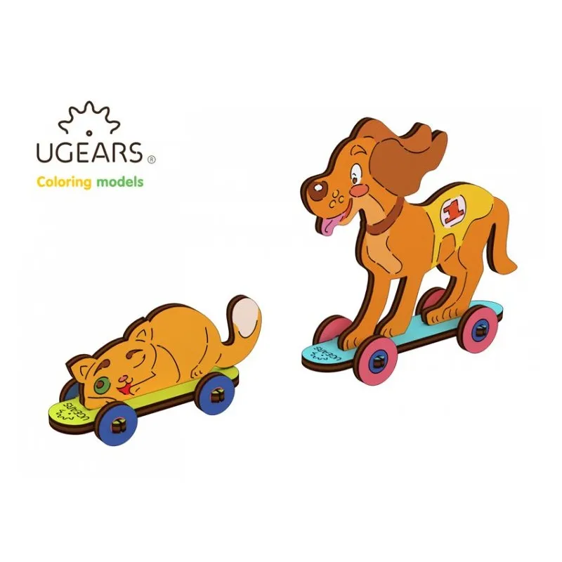 Ugears Hund & Katt - 4Kids