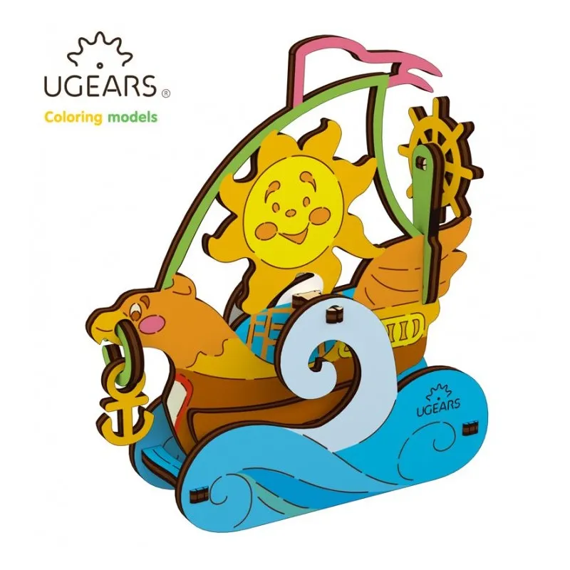 Ugears Segelbåt - 4Kids