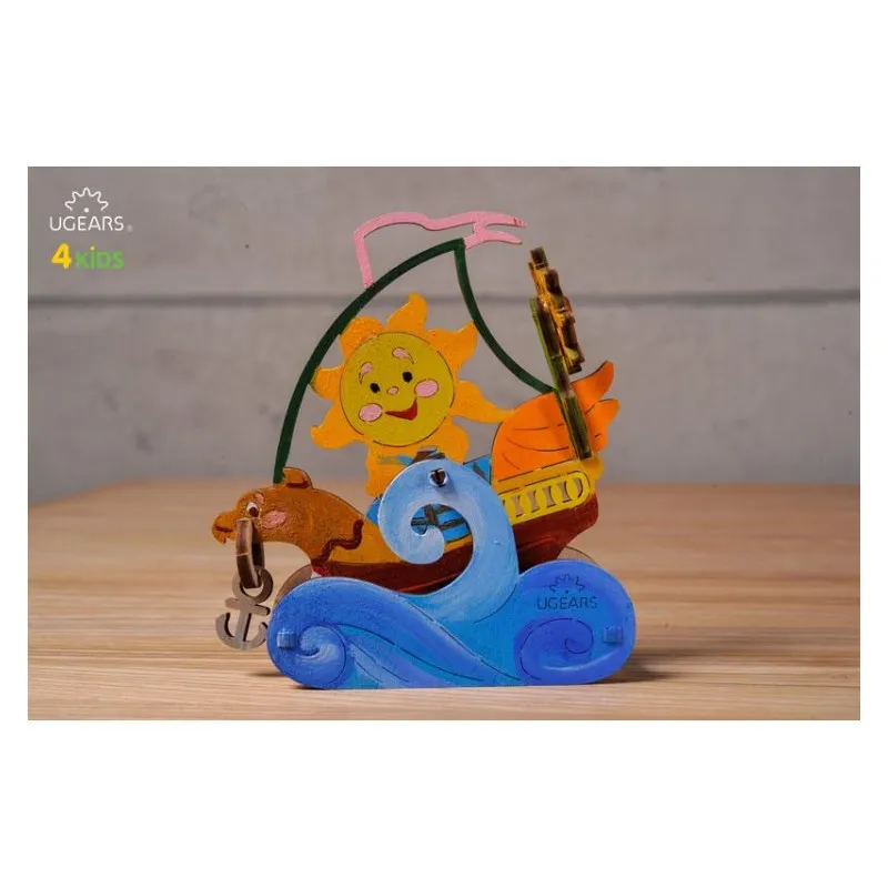 Ugears Segelbåt - 4Kids - 5