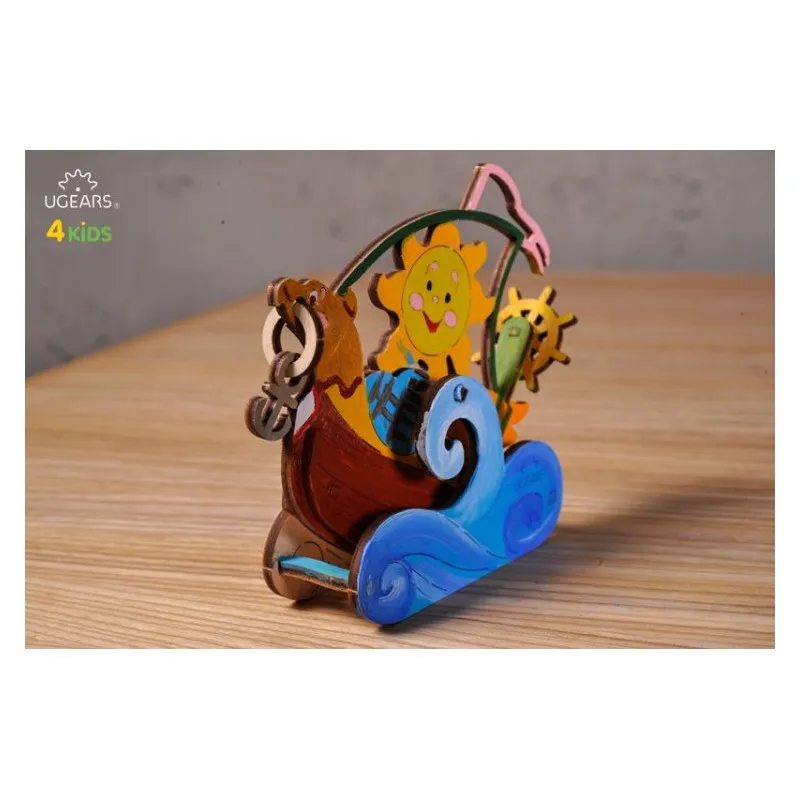 Ugears Segelbåt - 4Kids - 6