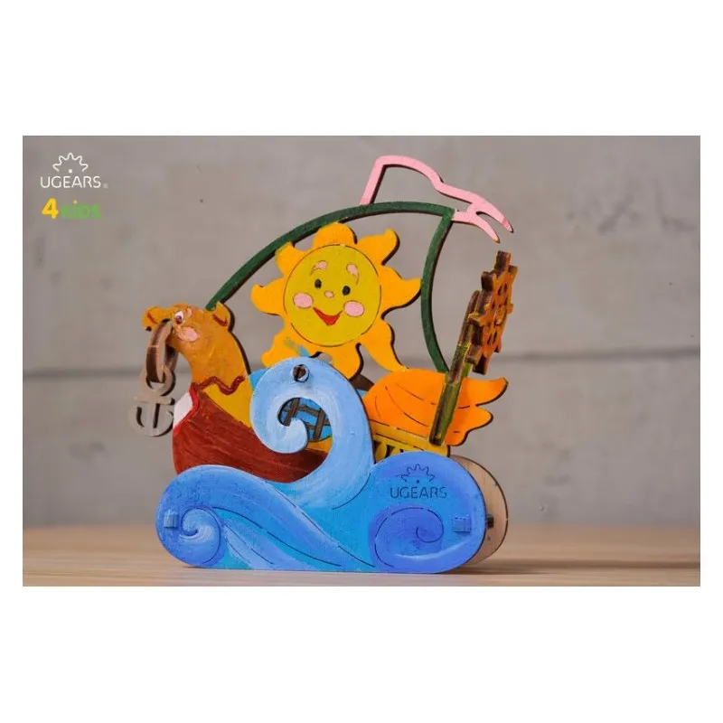 Ugears Segelbåt - 4Kids - 7