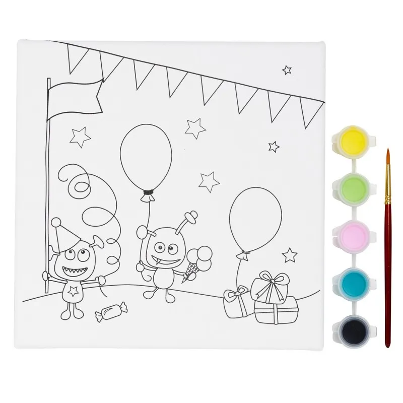 Färg kit inkl Canvas och pensel