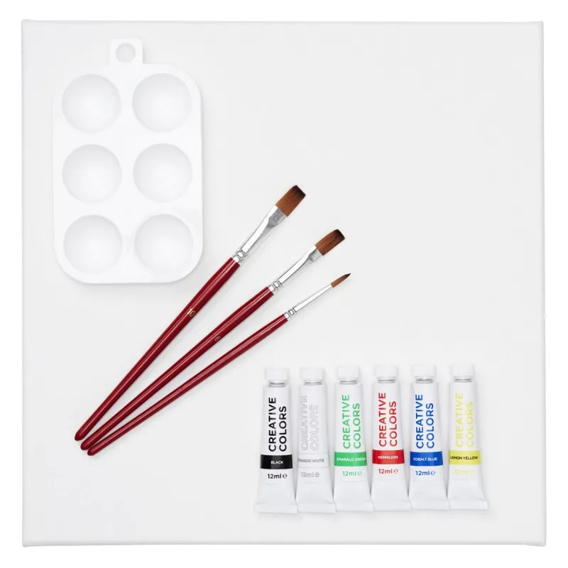Färg kit inkl Canvas och pensel