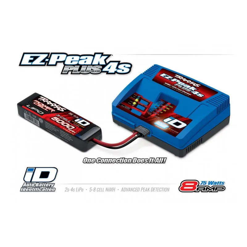 EZ-Peak Plus 4S 8A NiMH/LiPo Laddare Auto ID