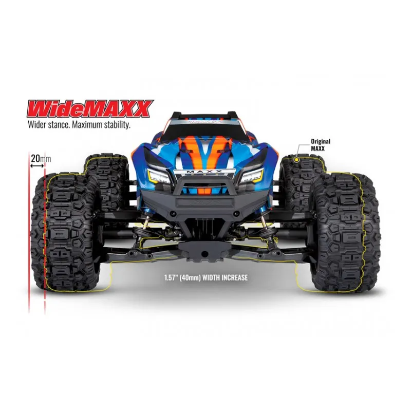 MAXX WideMAXX 4x4 1/10 RTR TQi TSM Grön - 5