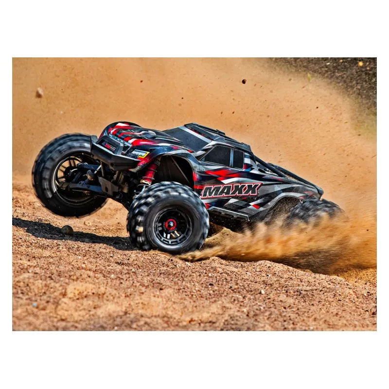MAXX WideMAXX 4x4 1/10 RTR TQi TSM Röd - 6