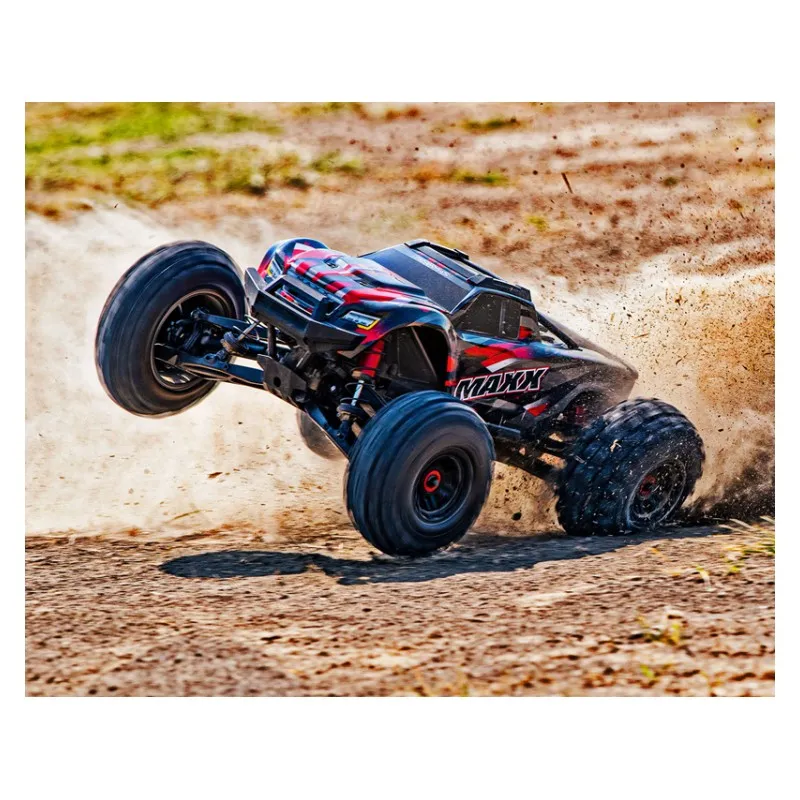 MAXX WideMAXX 4x4 1/10 RTR TQi TSM Röd - 7