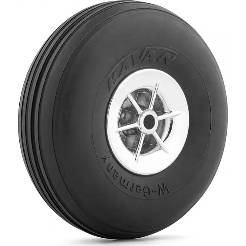 Flygplanshjul superlight deluxe wheel 75mm 1par