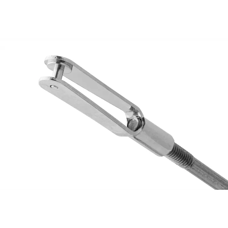 Metall Clevis M2,5 med tryckstång 1st