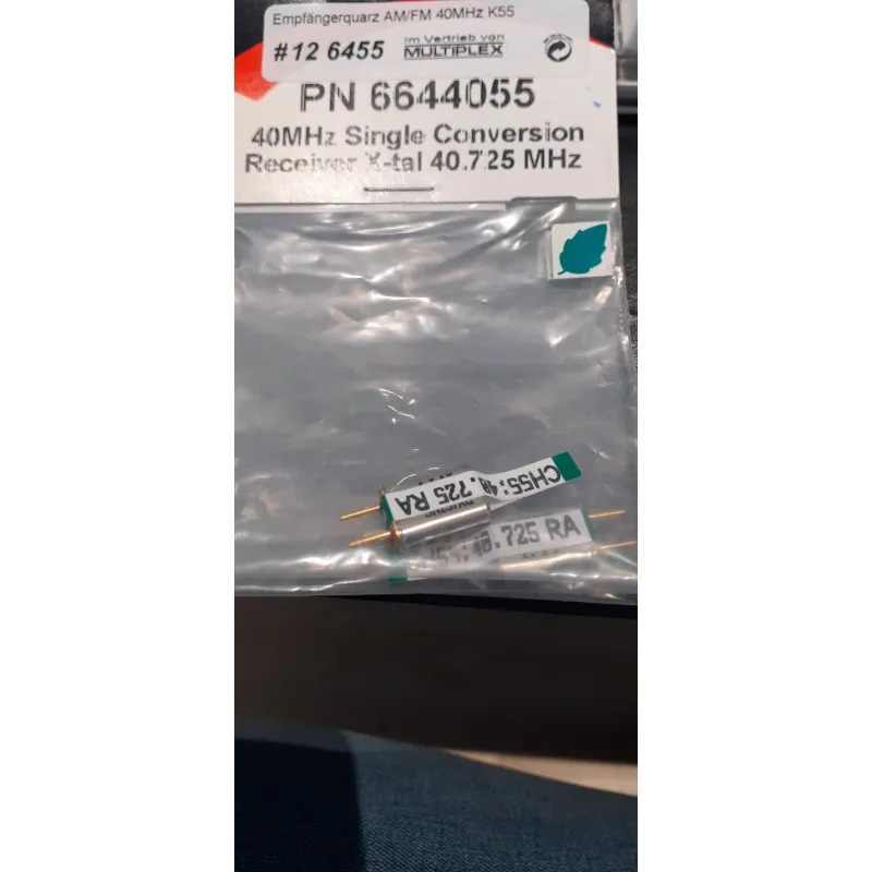 40MHz Single Conversion Receiver X-tal 40.725 MHz