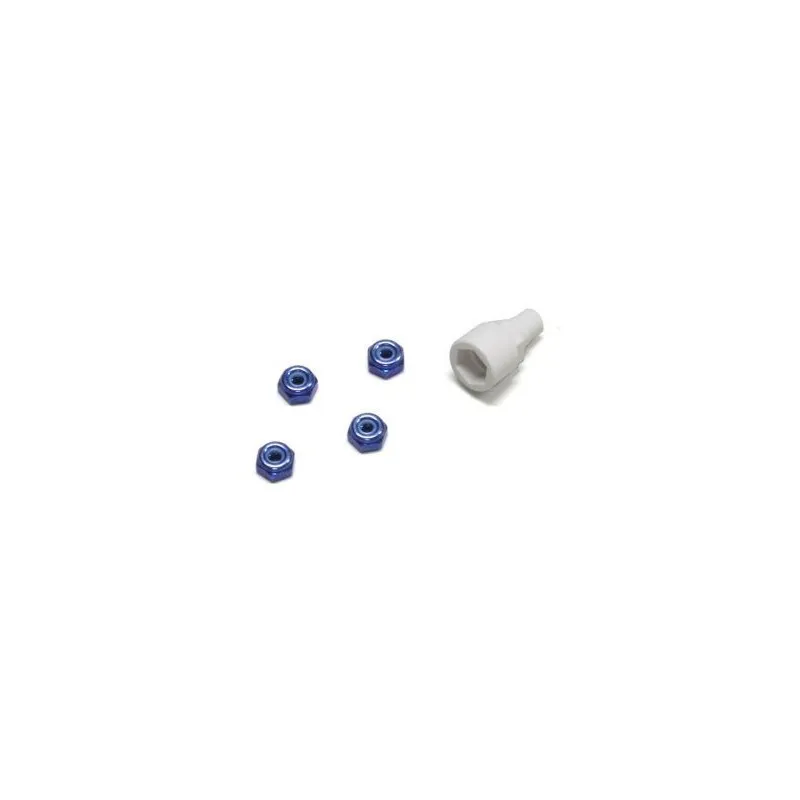 Color Nylon Nut (blue)