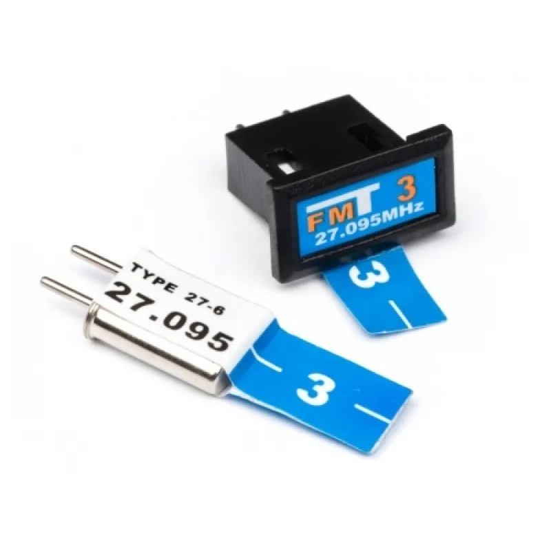 Crystal set 27 Mhz Ch.3 27.095