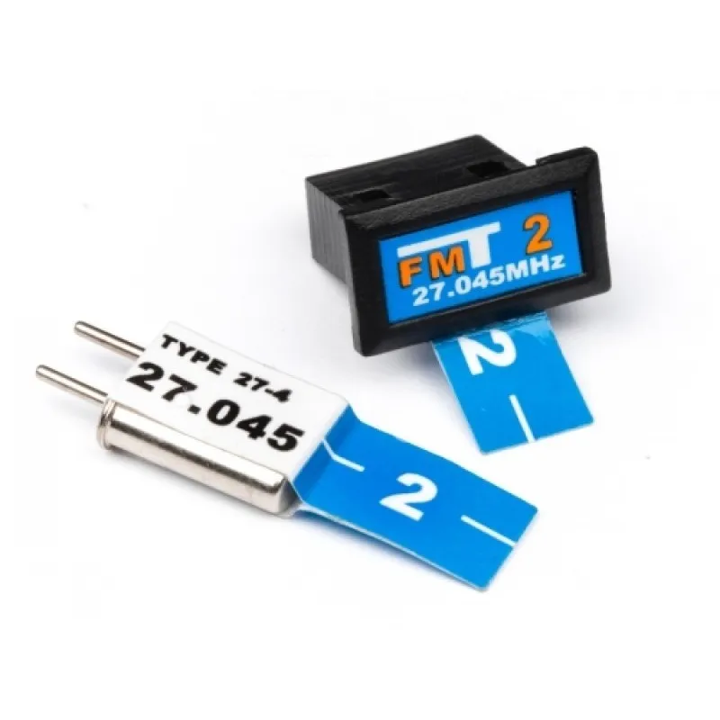 Crystal set 27 Mhz Ch.2 27.0455